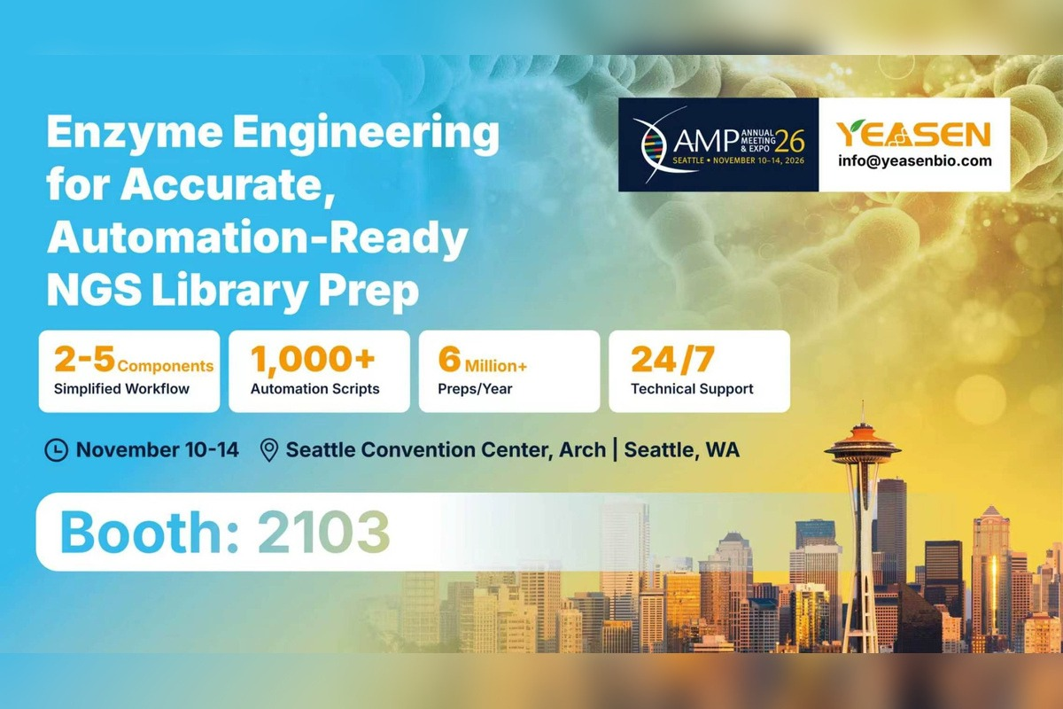 Yeasen at AMP 2026: Enzyme Engineering for Accurate, Automation-Ready NGS Library Prep