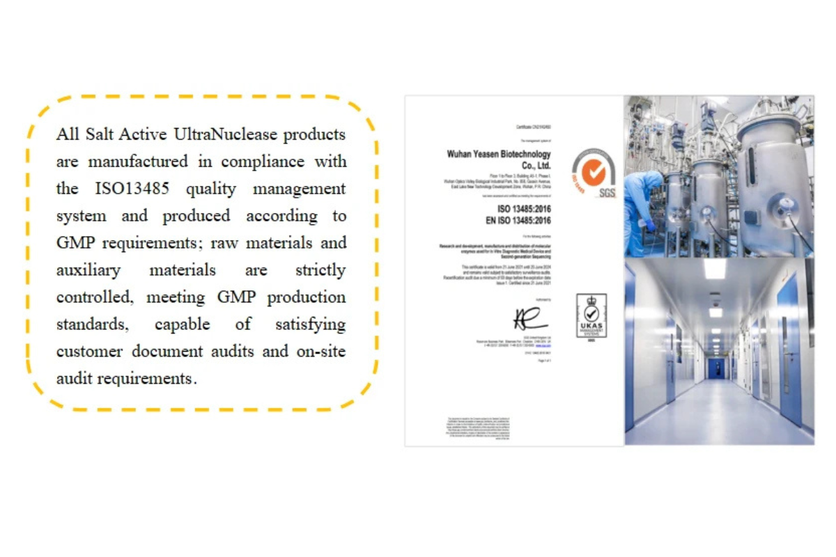 UCF.ME™ Salt-Active UltraNuclease — Powerful Host Nucleic Acid Removal for High-Salt Bioprocessing