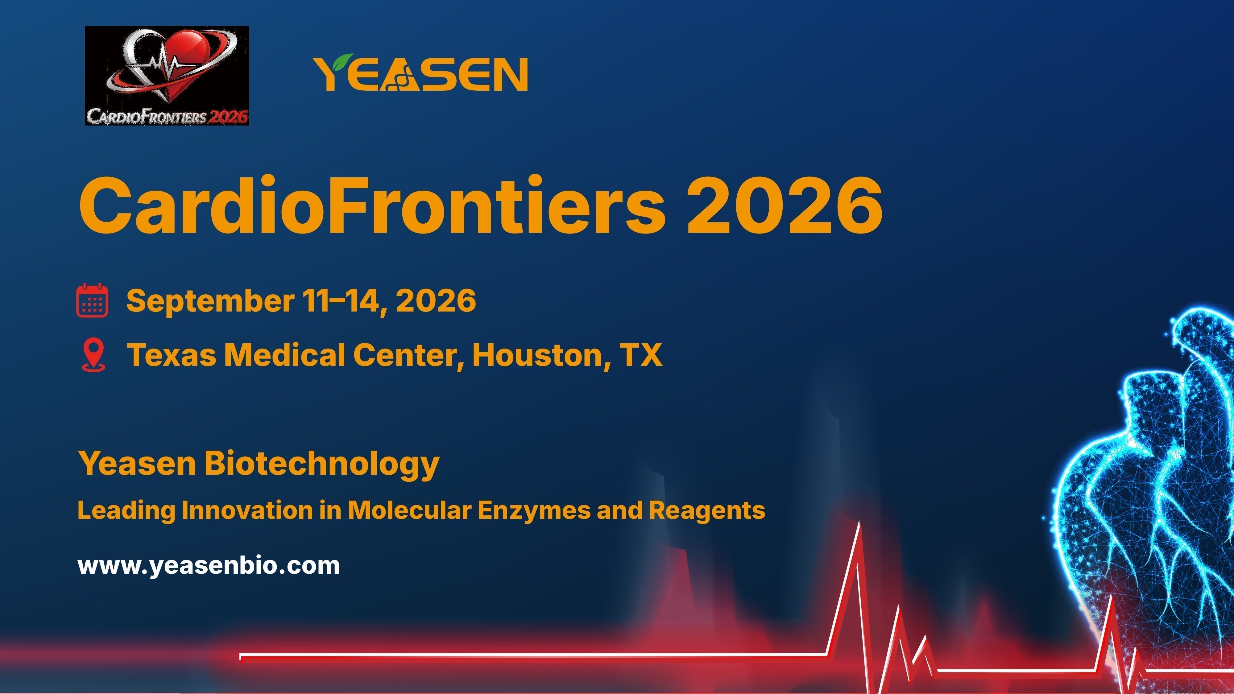 Advancing Cardiovascular Research with Reliable Molecular Solutions | Yeasen at CardioFrontiers 2026
