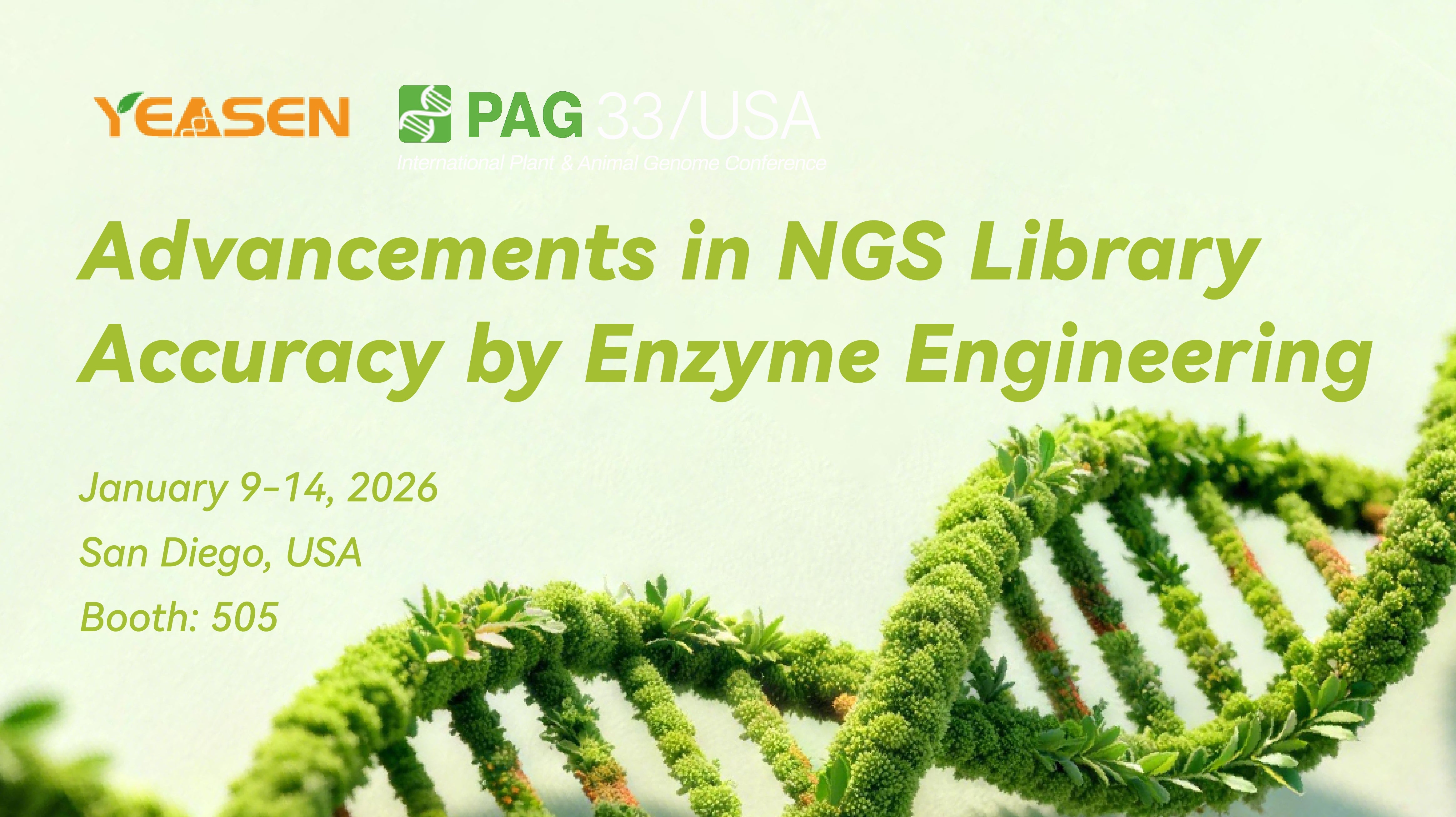 Accelerate Your Genomics Research at PAG 33